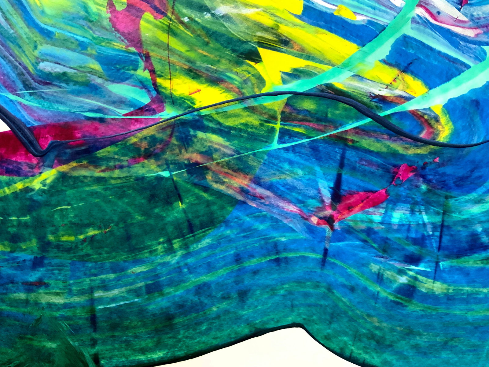 Acrylic painting Water energy Anatoliy Menkiv - 7