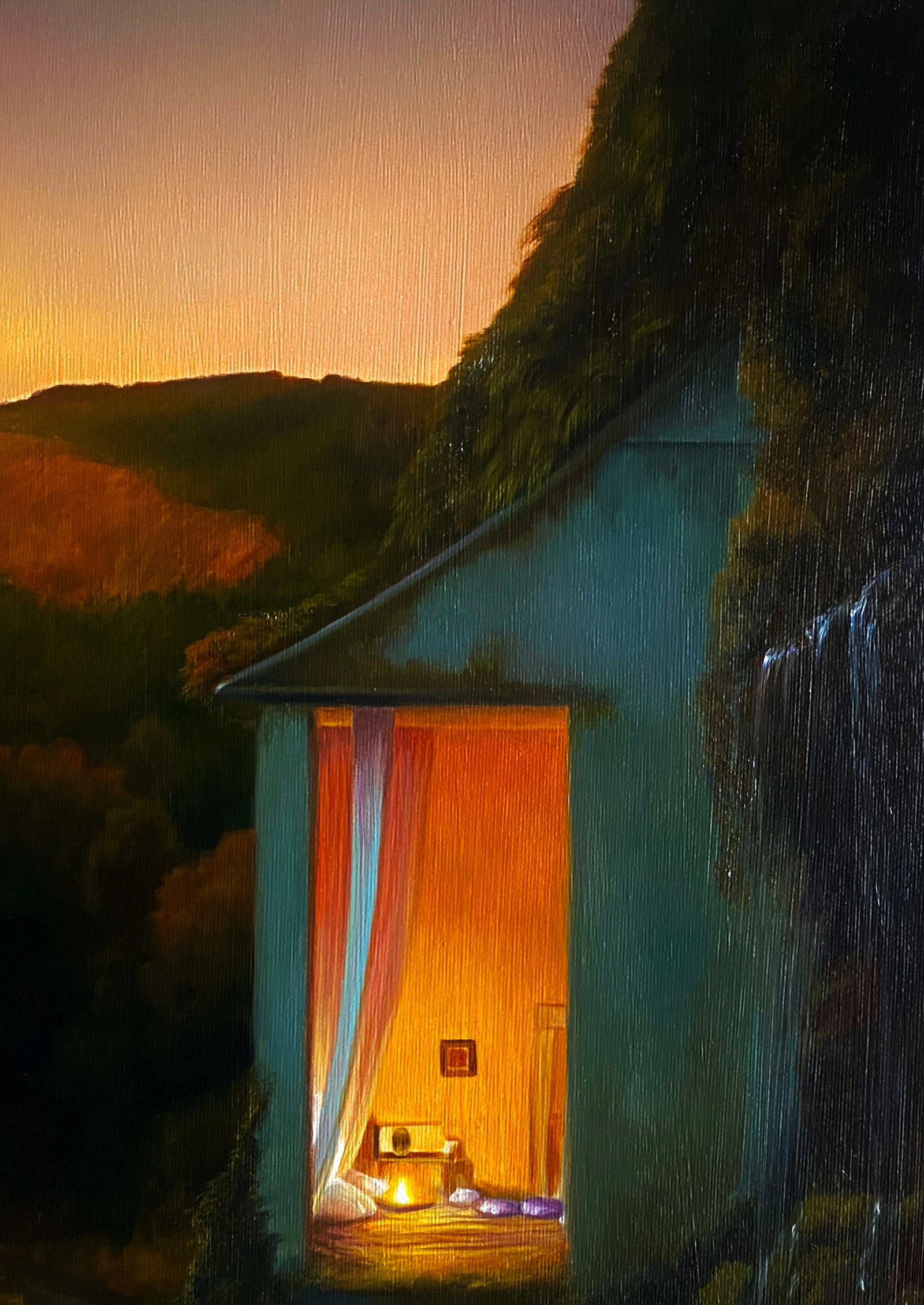 Oil painting Be a Light in the Darkness Kateryna Bukuros - 3