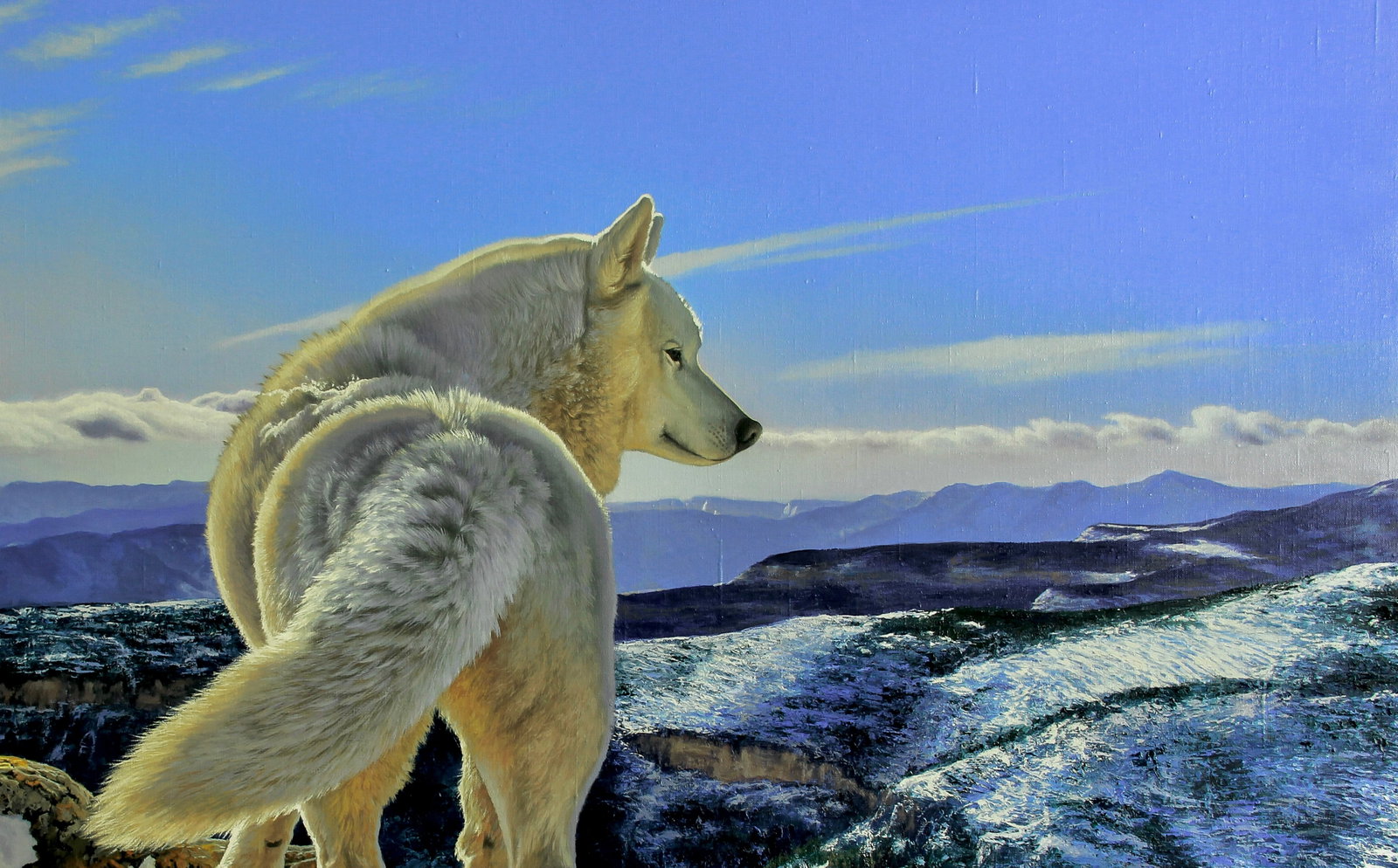 Oil painting Breath of the Mountains Kateryna Bukuros - 3