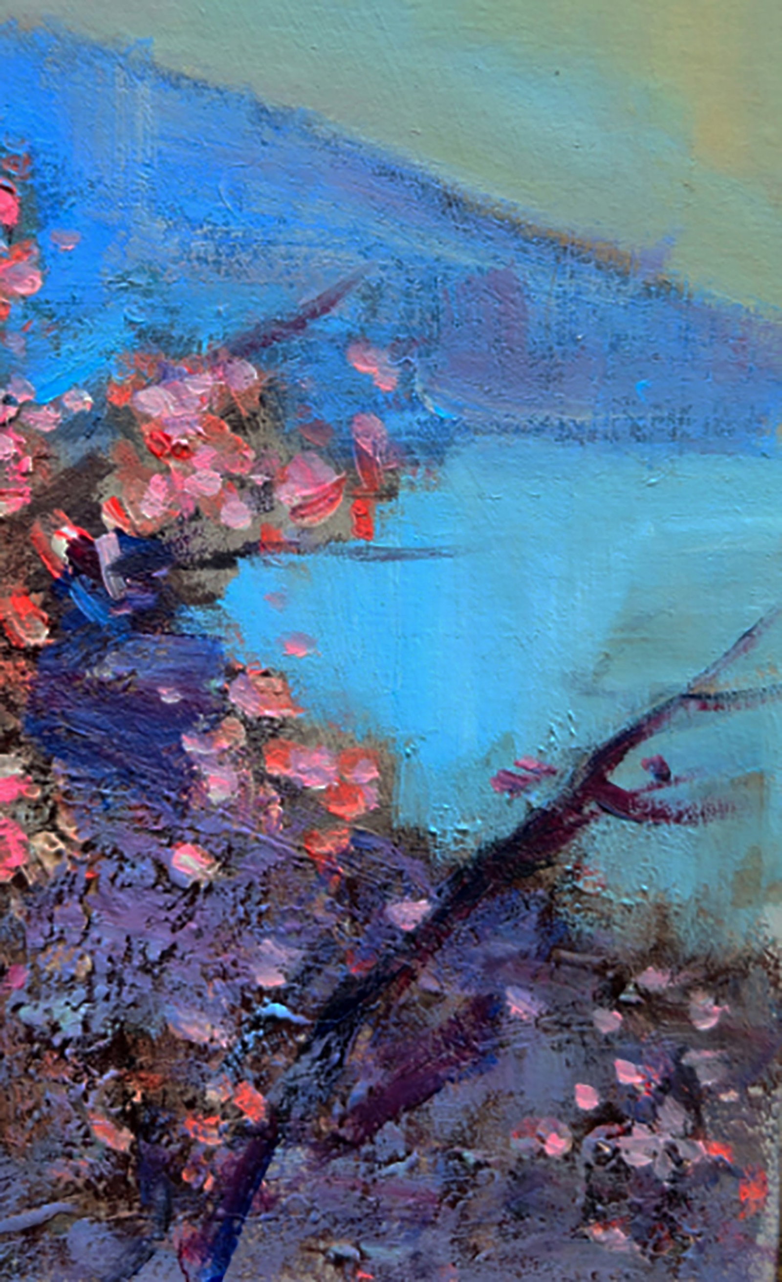 Oil painting Spring in the mountains Yuri Shkrob - 5