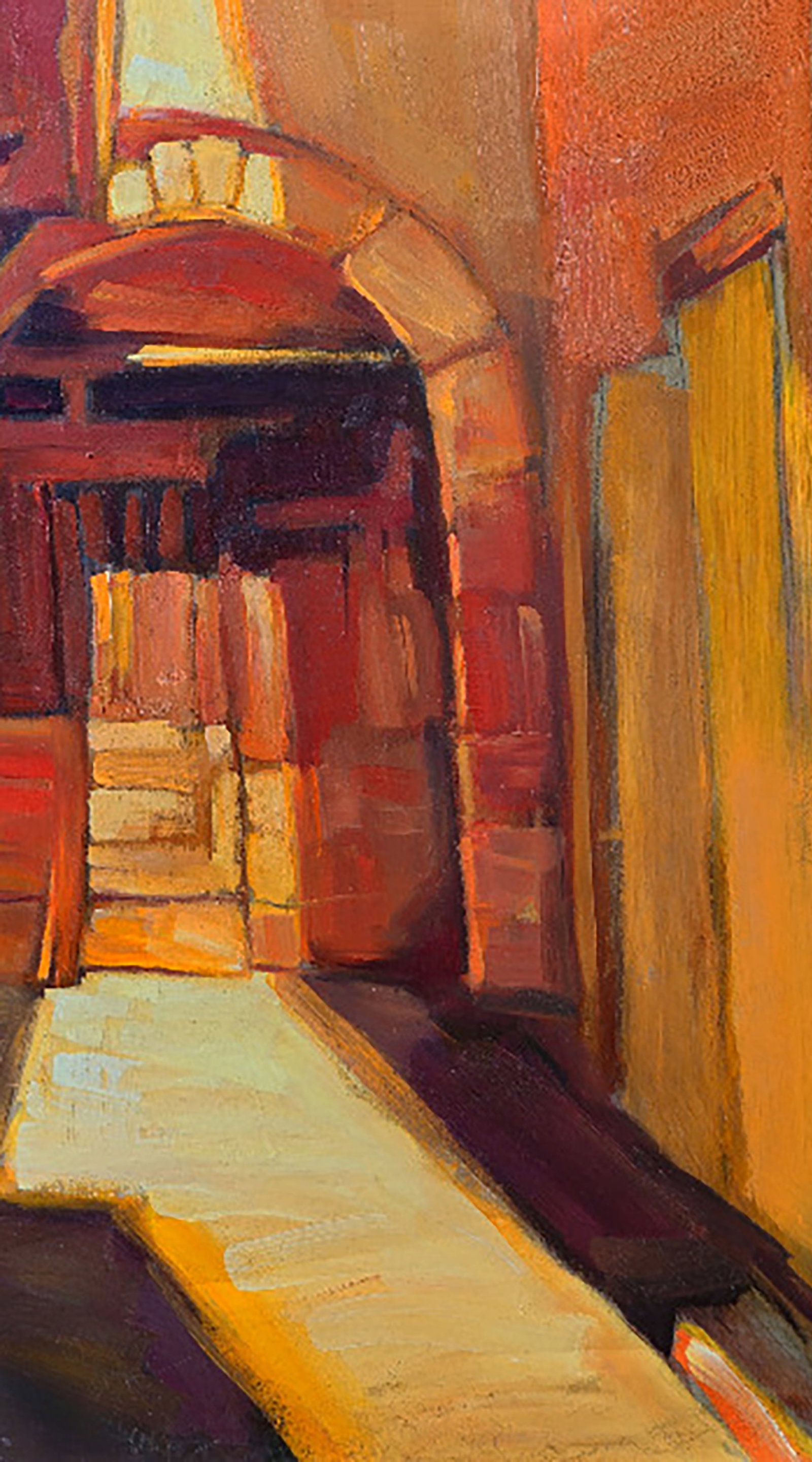 Oil painting The Ninth Gate of the Old City Yuri Shkrob - 5