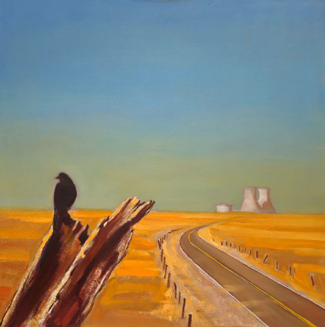 Oil painting Road in the desert Yuri Shkrob (1 of 5)