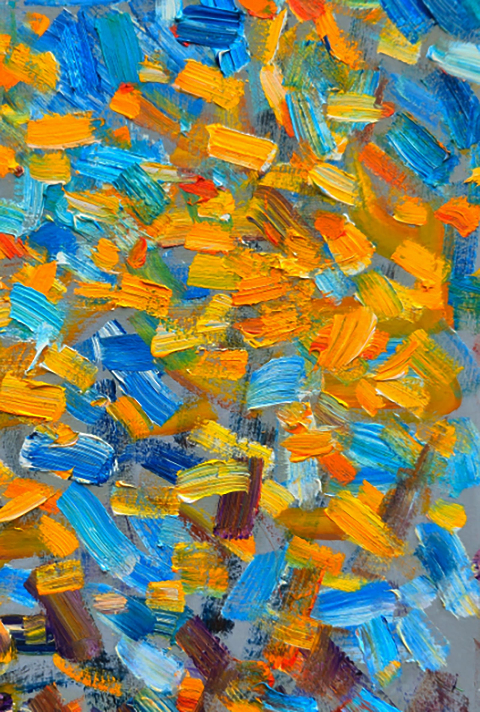 Oil painting Autumn turmoil in the Forest Yuri Shkrob - 3