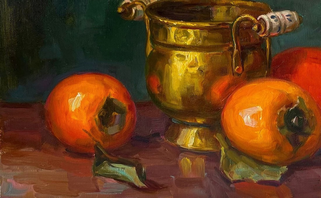 Oil painting Fruits on the table Vyacheslav Pereta - 4