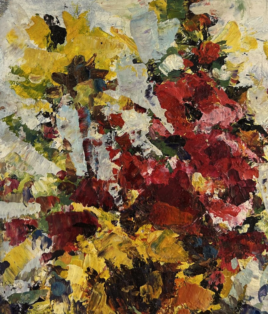Oil painting Summer flowers Vadim Aksenov - 5