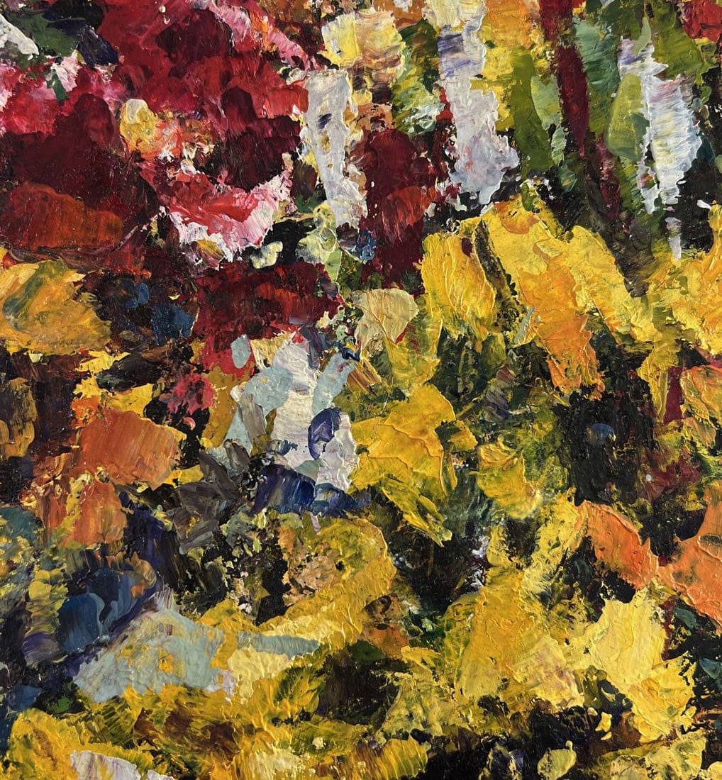 Oil painting Summer flowers Vadim Aksenov - 6