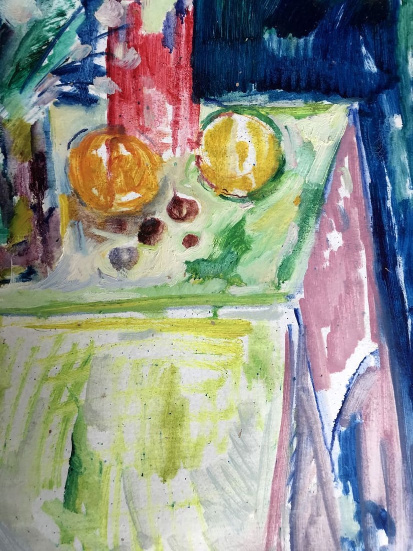 Oil painting Summer flowers on the table Peter Tovpev - 8
