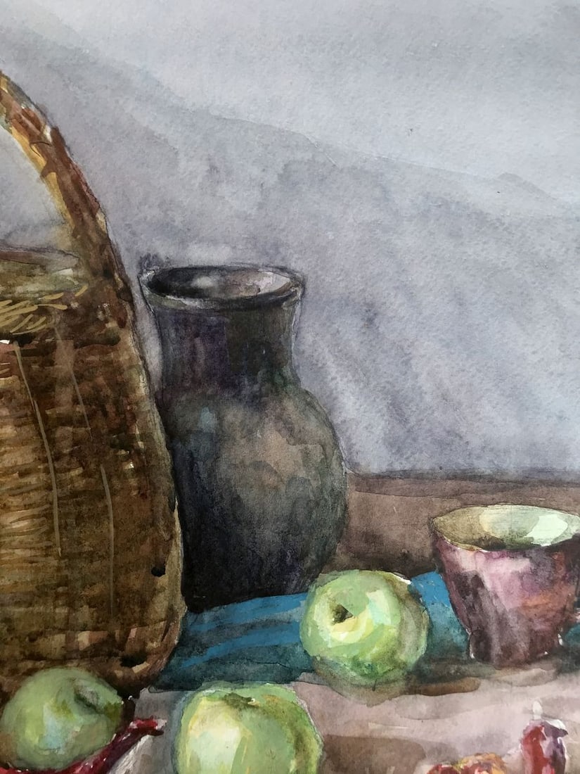 Watercolor painting Gifts of nature Unknown artist - 8