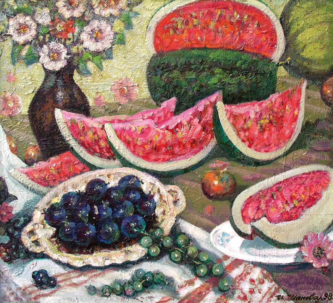 Oil painting Still life Shapoval Ivan Leontyevich: Title: Oil painting Still life Shapoval Ivan Leontyevich Description: NoGS 315