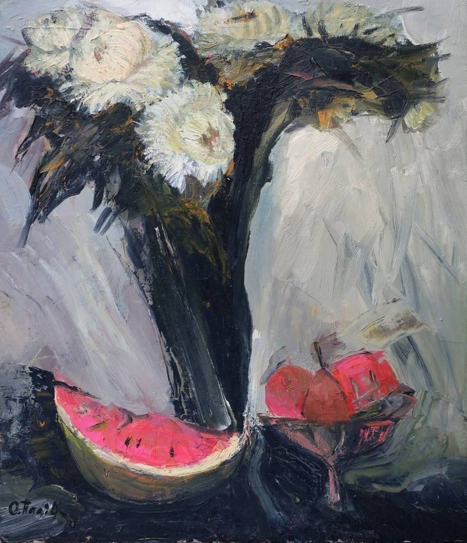 Oil painting Watermelon Paliy O.: Title: Oil painting Watermelon Paliy O. Description: NoPol 38 * TITLE: "Watermelon" * ARTISTS: Paliy O. * SIZE: 80x60 cm/'31x23 inches' * MEDIUM: oil, canvas * HAND PAINTED: Original painting from our