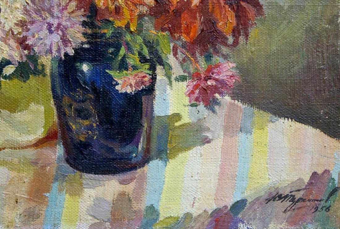 Oil painting Flowers Terentyev Nikolay Pavlovich - 5