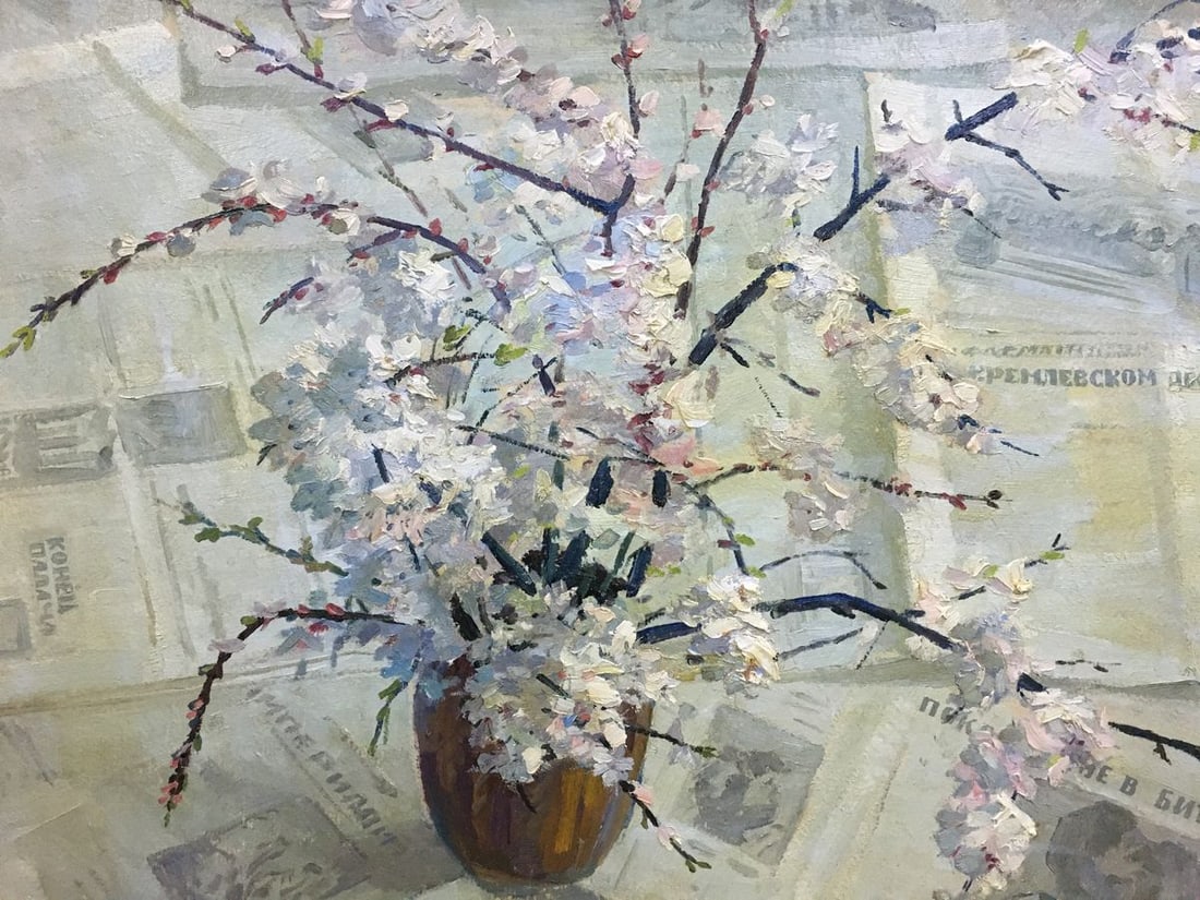 Oil painting Flower on the table Spornikov Boris Alexandrovich - 2