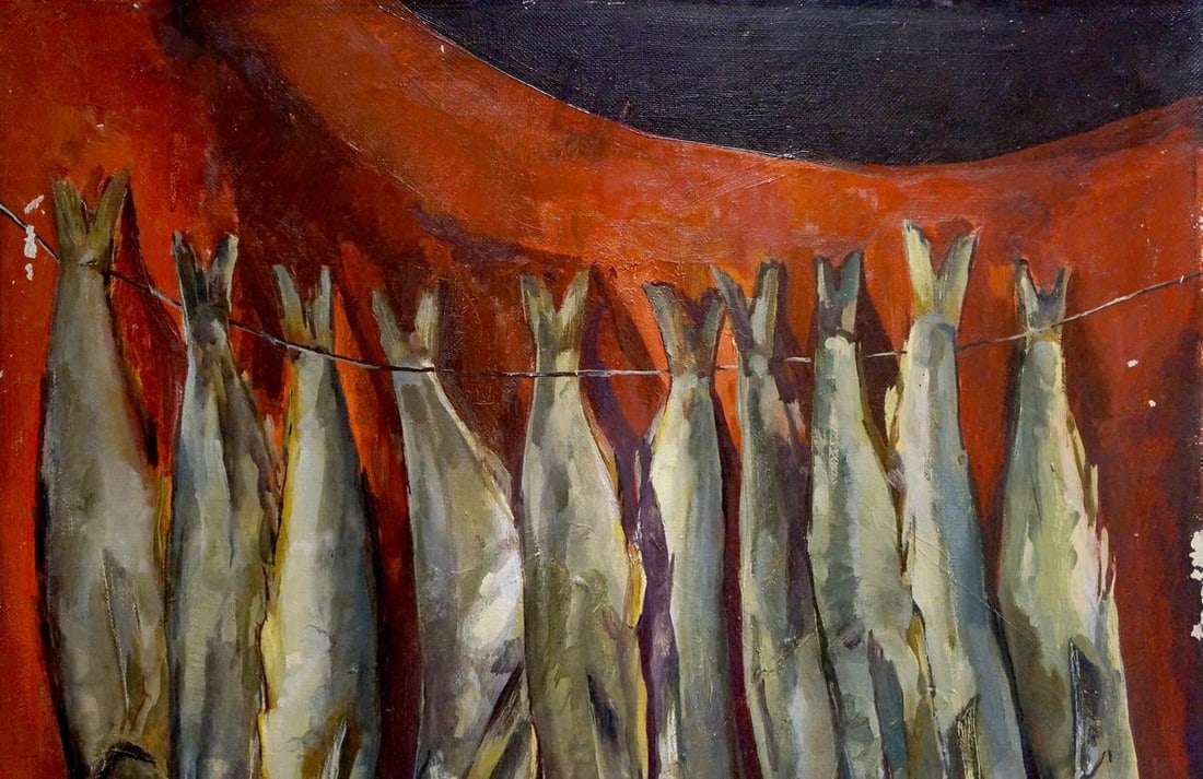 Oil painting Fish Zaitsev A. V. - 4