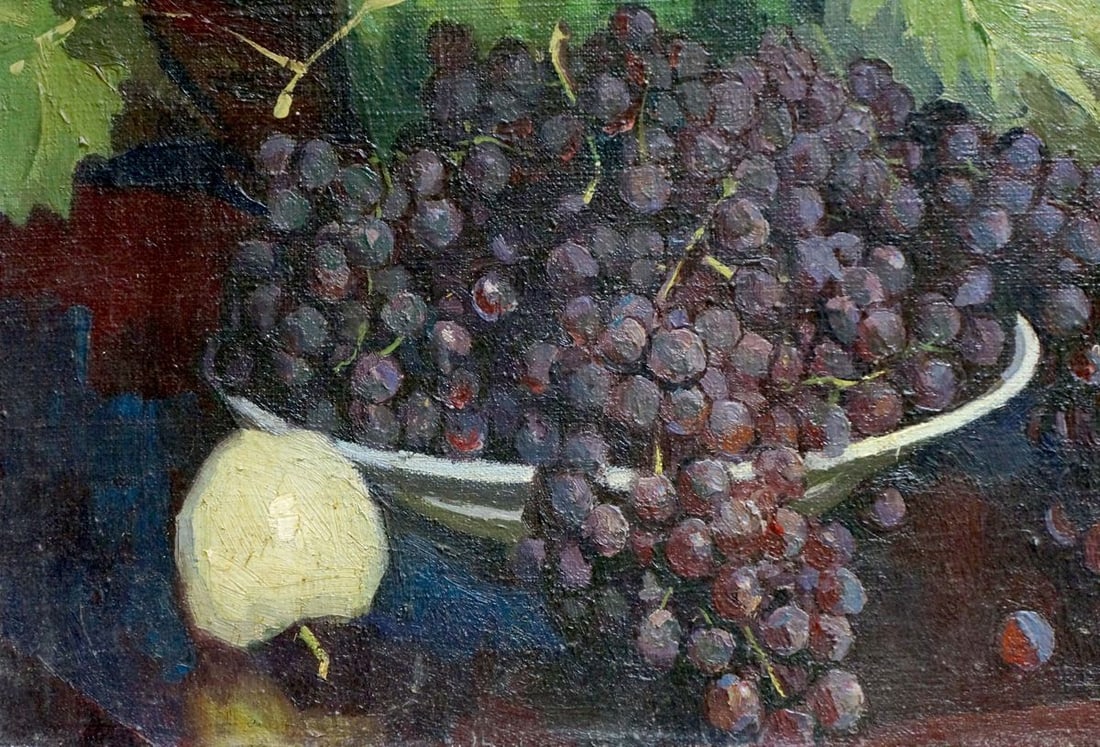 Oil painting Fruit in baskets - 2