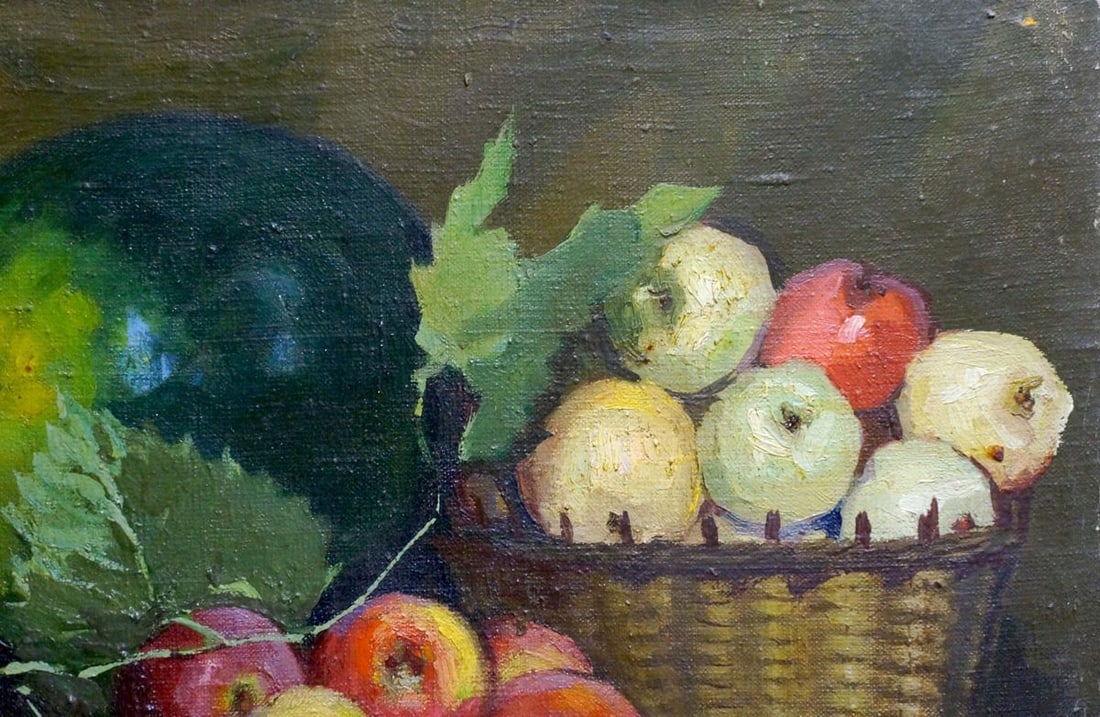 Oil painting Fruit in baskets - 4
