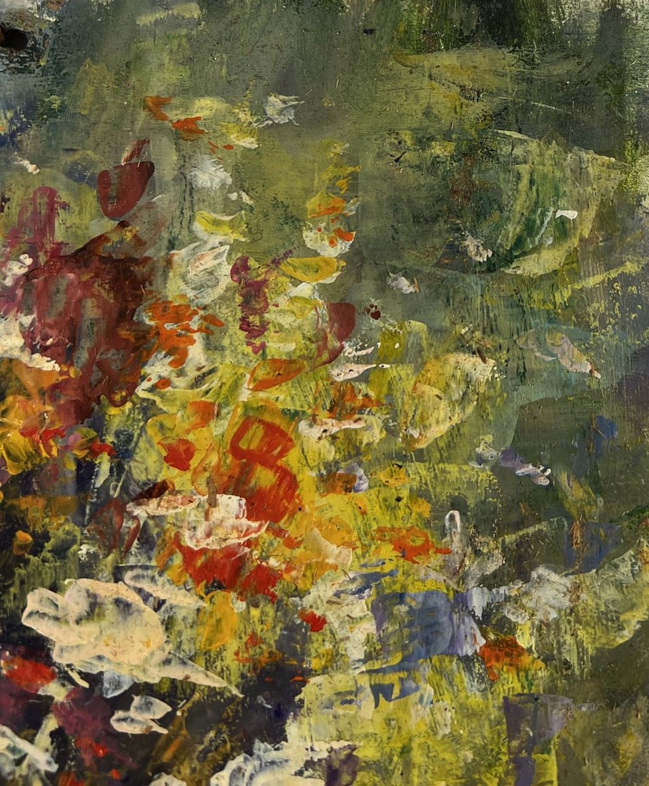 Oil painting Bouquet of wild flowers Vadim Aksenov - 4