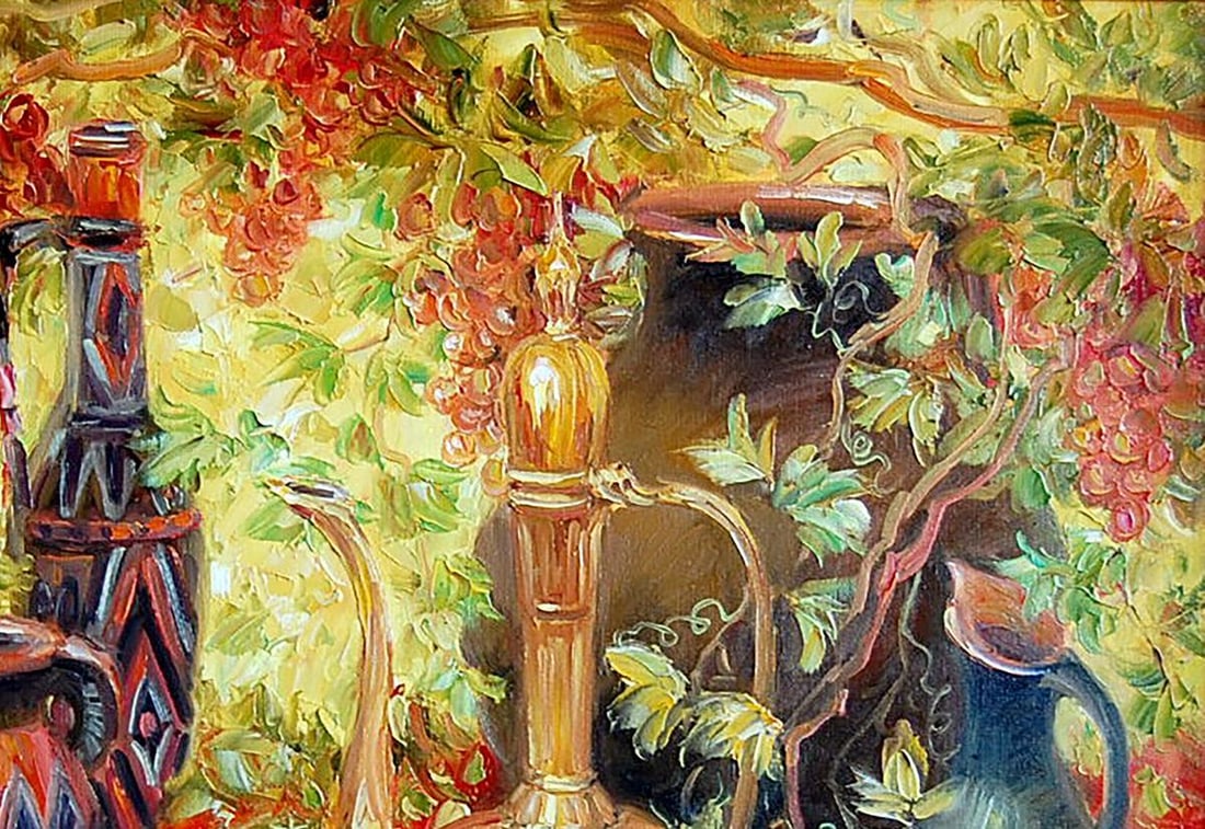 Oil painting Gifts of Bacchus Kotmin Olga - 3
