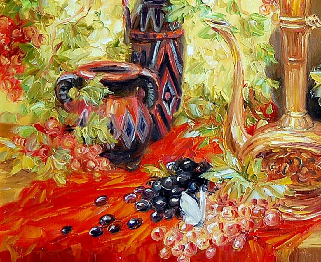 Oil painting Gifts of Bacchus Kotmin Olga - 4