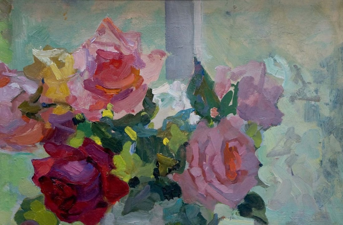 Oil painting Grape flowers Merkuryev Alexey Efimovich - 4