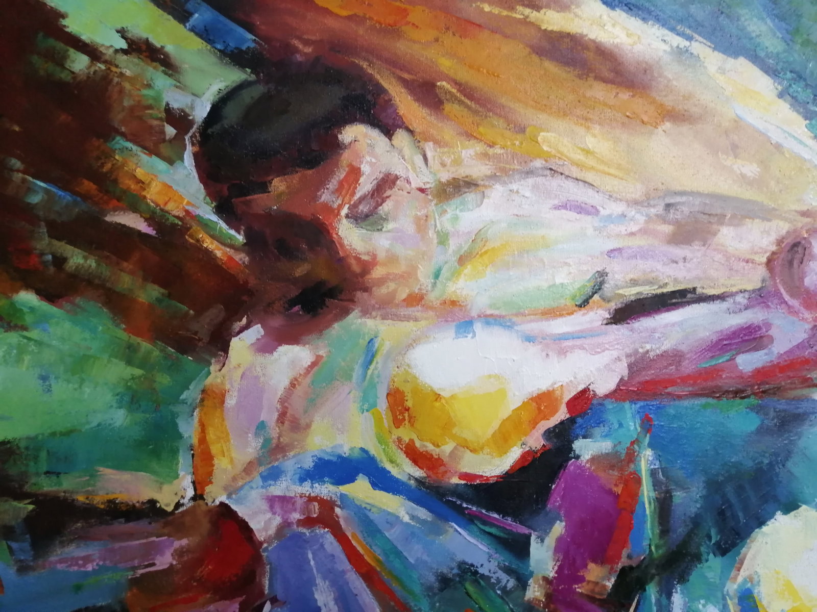 Oil painting Fight Vadim Os'onov - 3