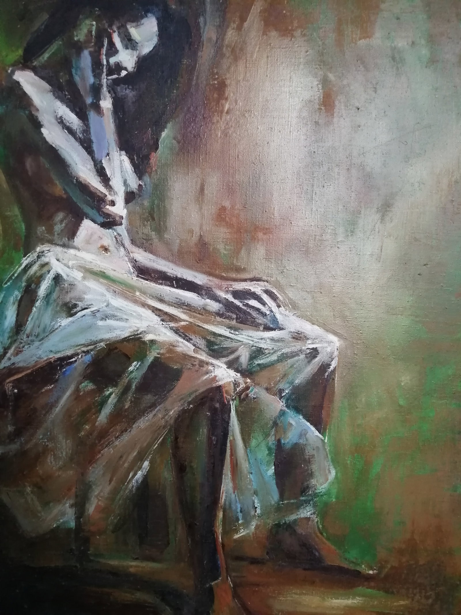 Oil painting Model Vadim Os'onov - 2