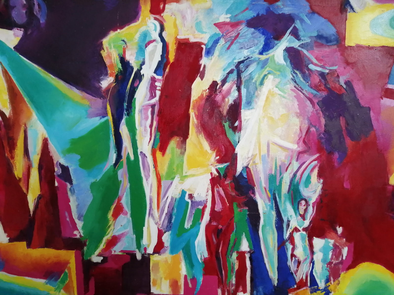 Oil painting Fashion TV Vadim Os'onov - 2