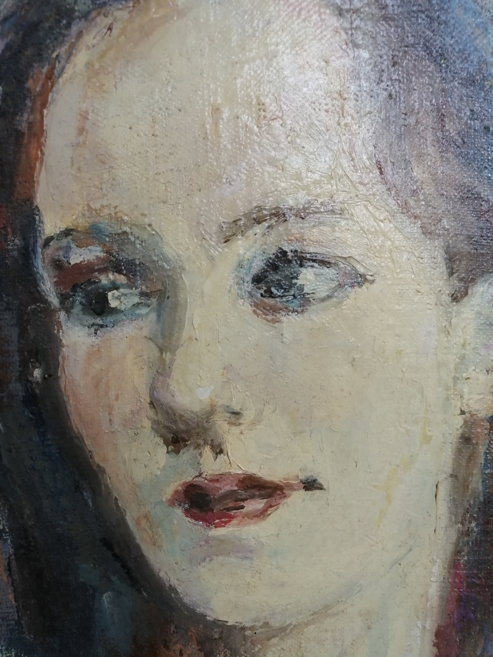 Oil painting Woman portrait Vadim Os'onov - 4