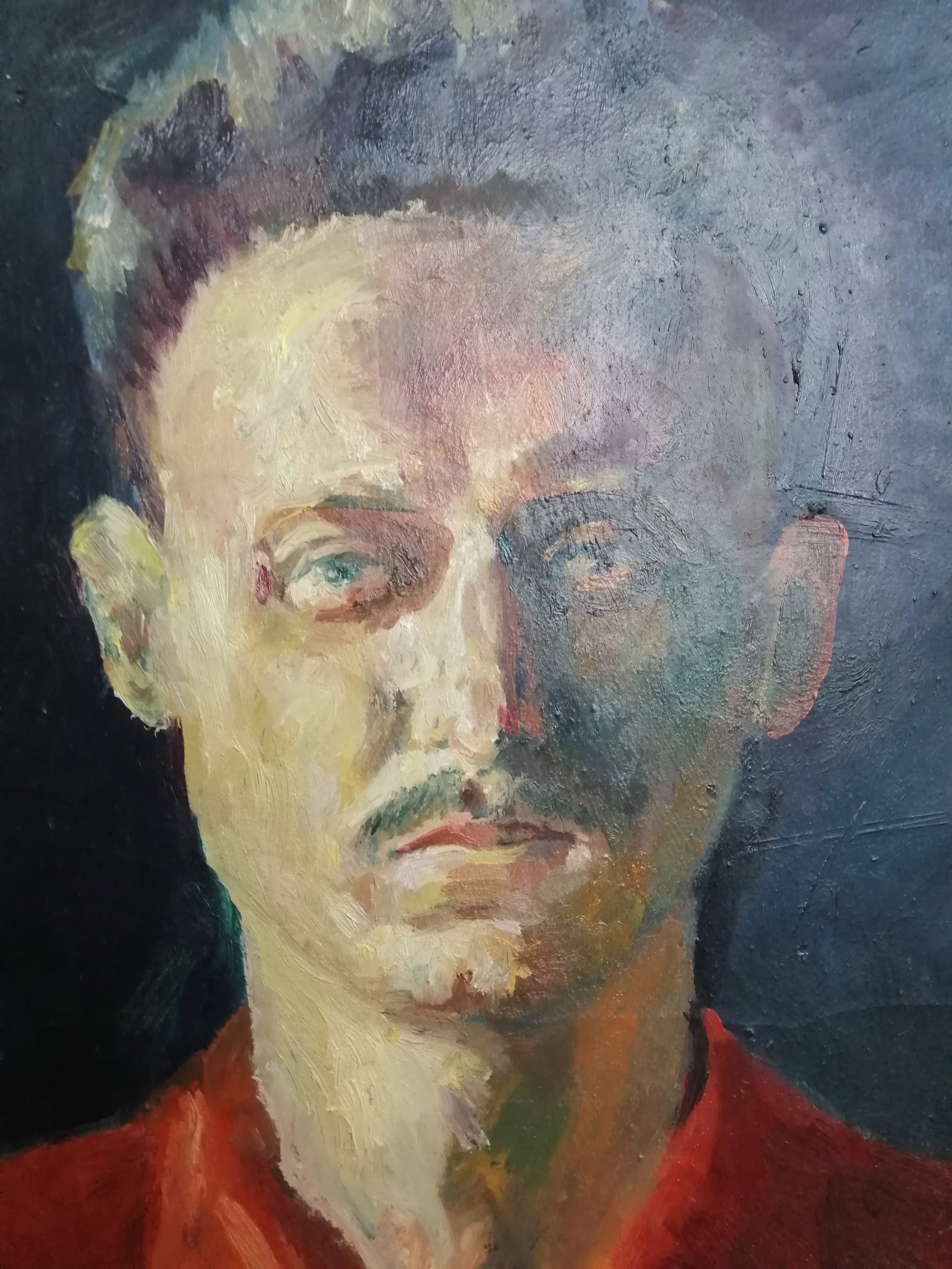 Oil painting self-portrait Vadim Os'onov - 3