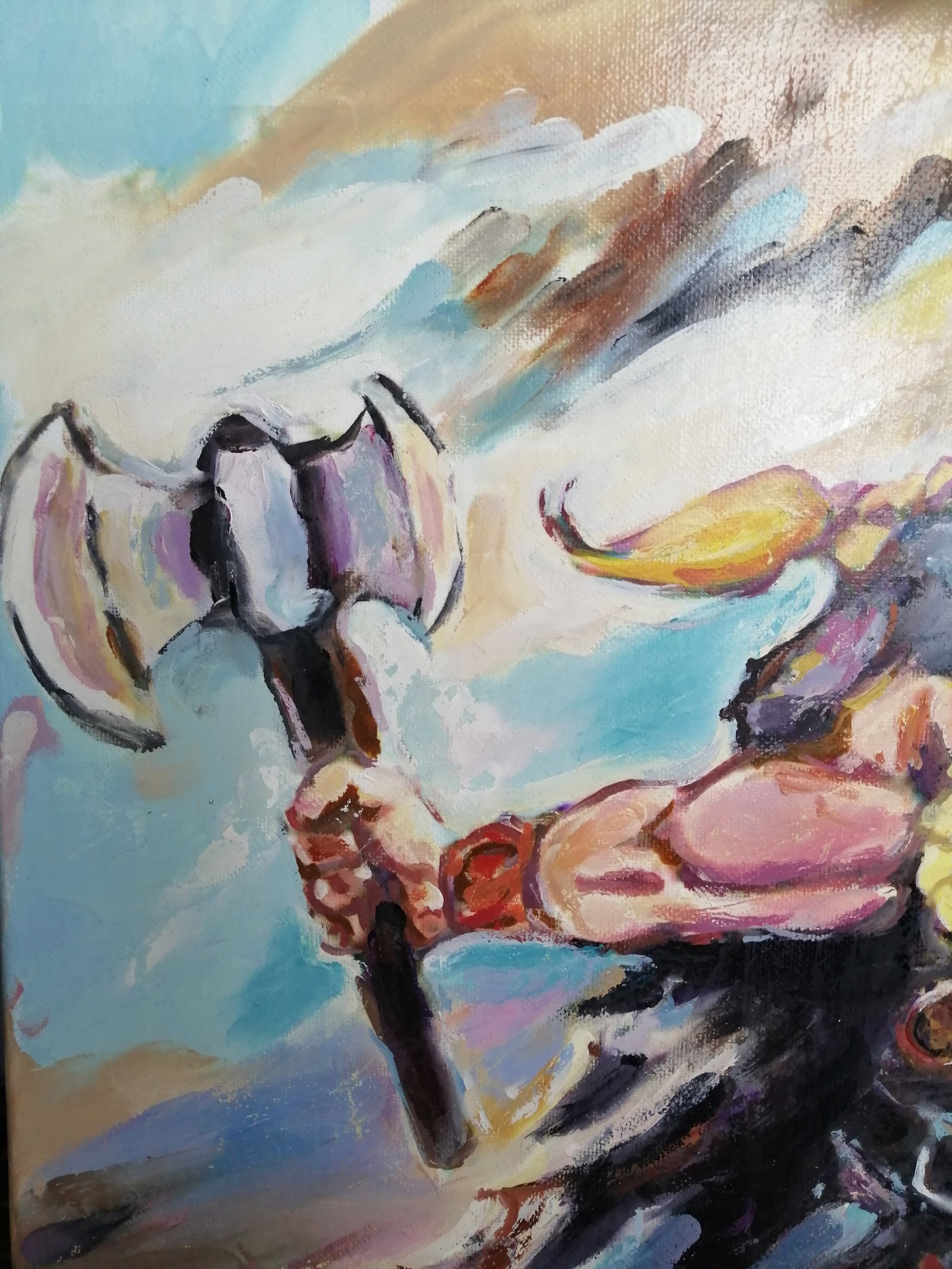 Oil painting Viking Vadim Os'onov - 3