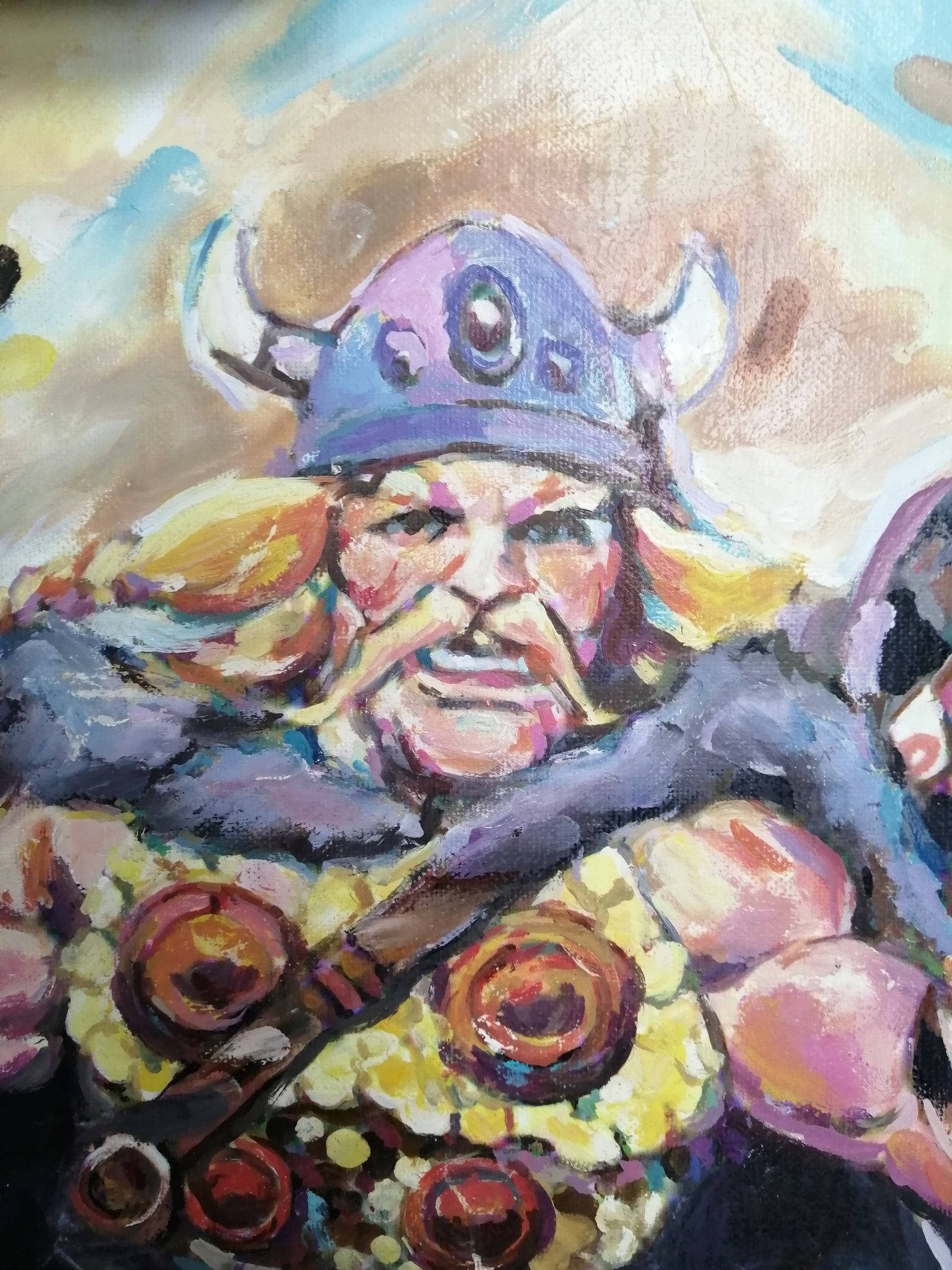Oil painting Viking Vadim Os'onov - 4