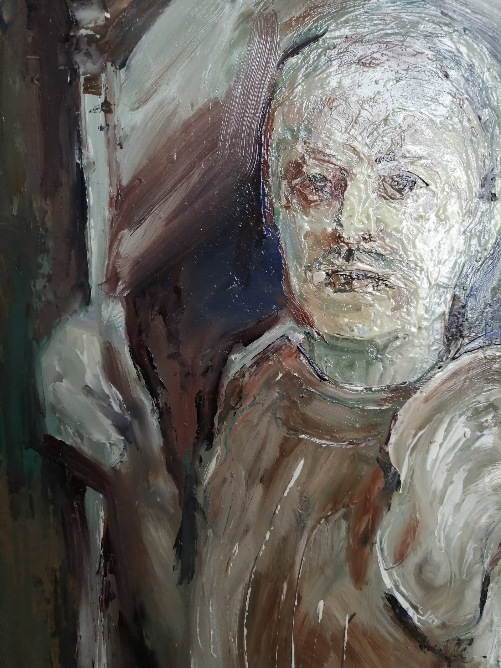 Oil painting Selfie from the past Vadim Os'onov - 3