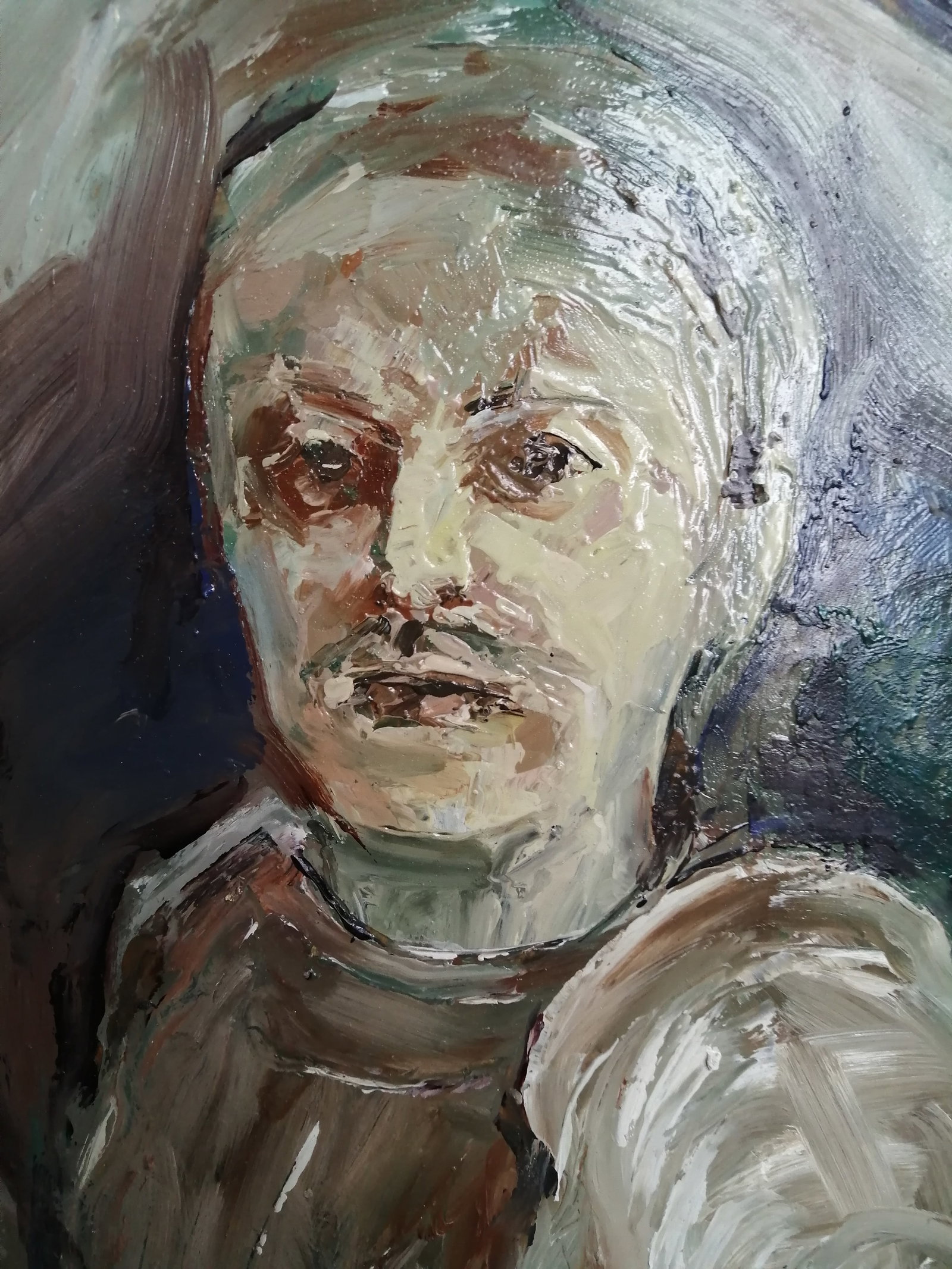 Oil painting Selfie from the past Vadim Os'onov - 5