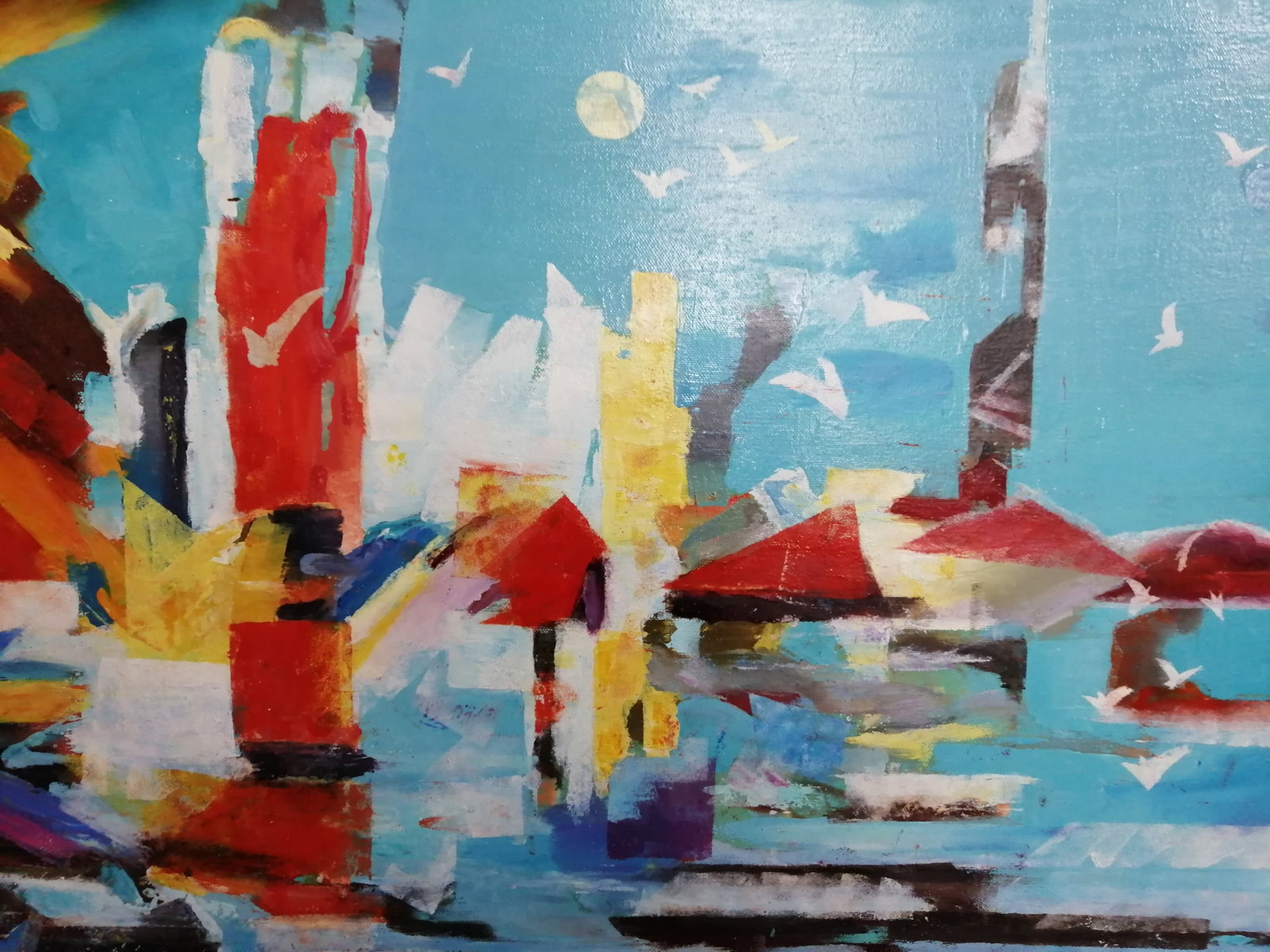 Oil painting Abstact Vadim Os'onov - 4