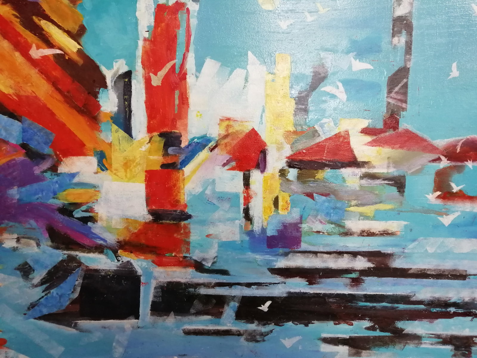 Oil painting Abstact Vadim Os'onov - 5