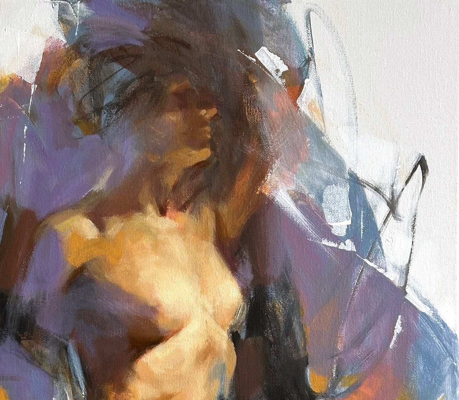 Oil portrait painting Figure Model Ivan T. - 3