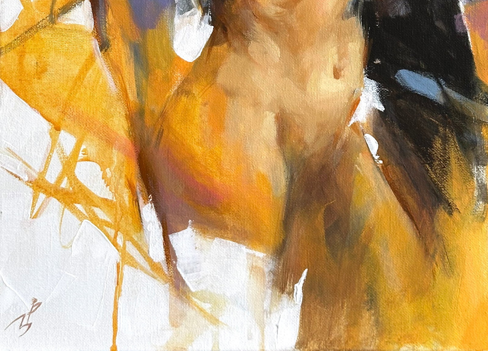 Oil portrait painting Figure Model Ivan T. - 5