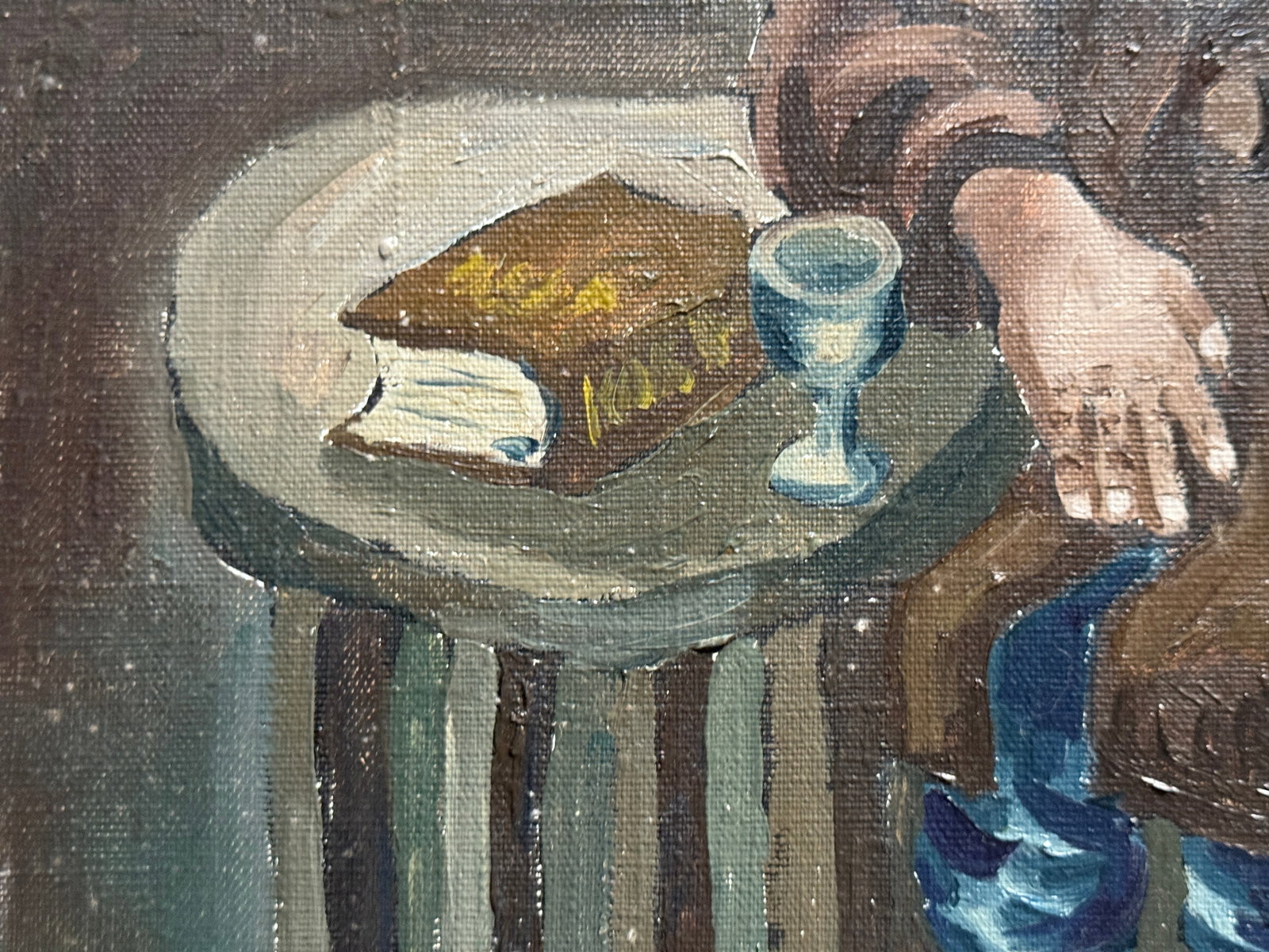 Oil painting with frame Taras Shevchenko K. Leonid - 5