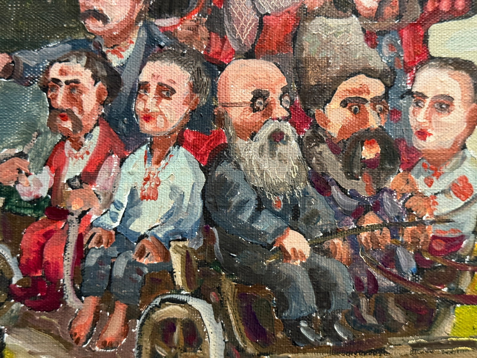 Oil painting with frame To Europe K. Leonid - 6