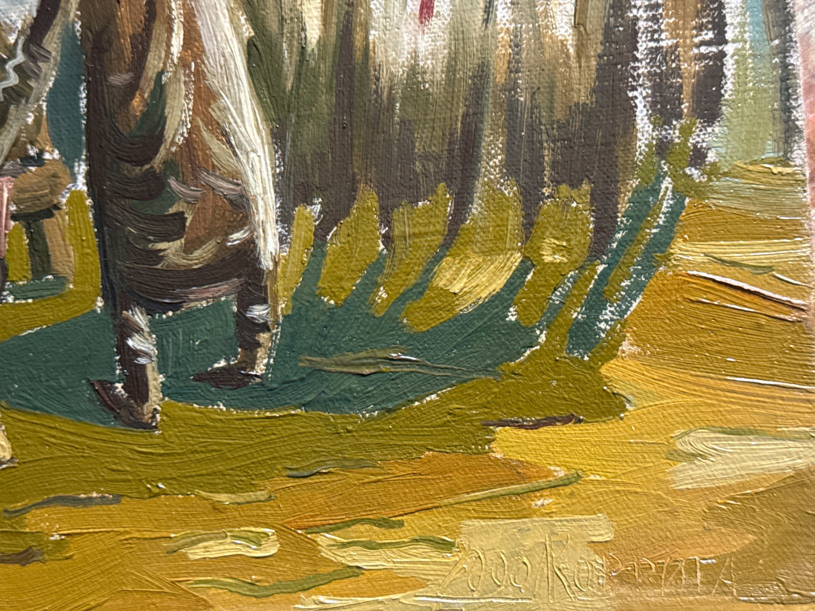 Oil painting with frame Fame K. Leonid - 7