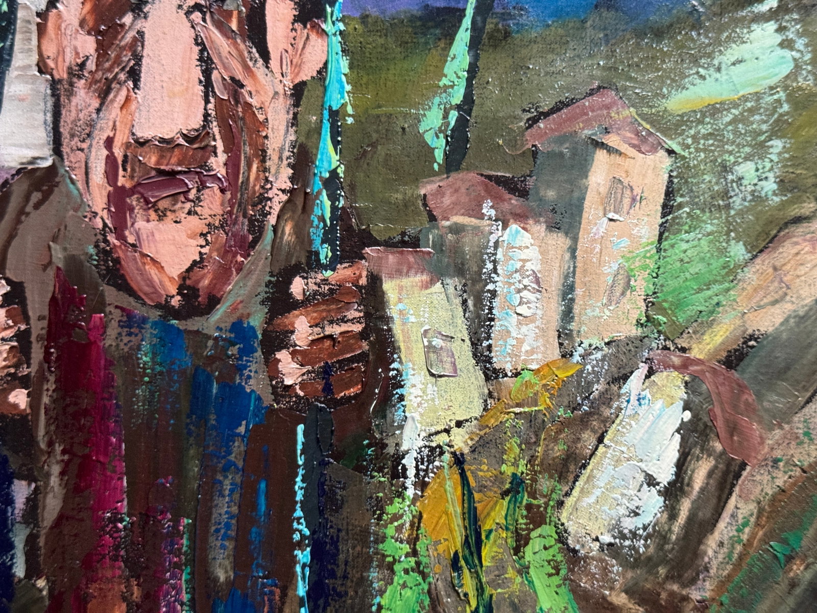 Oil painting with frame point of view K. Leonid - 4