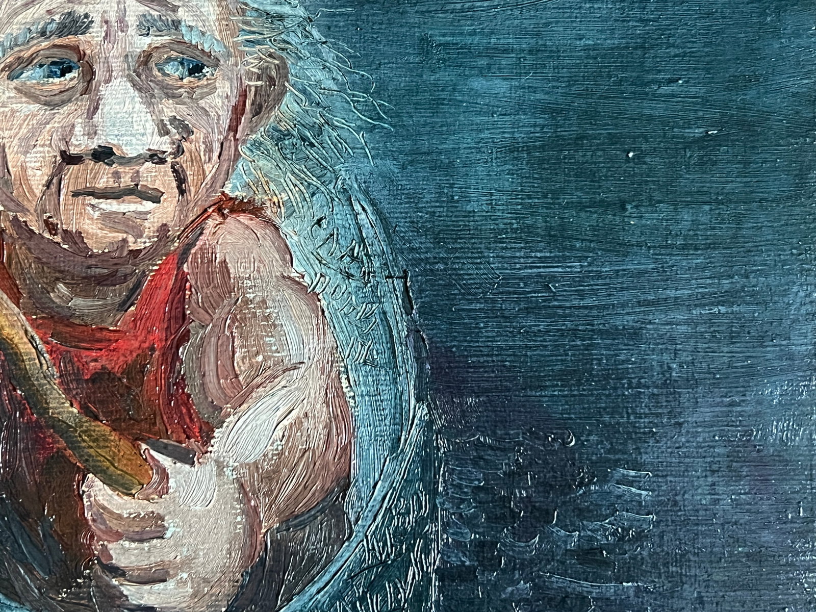 Oil painting with frame Charon K. Leonid - 4