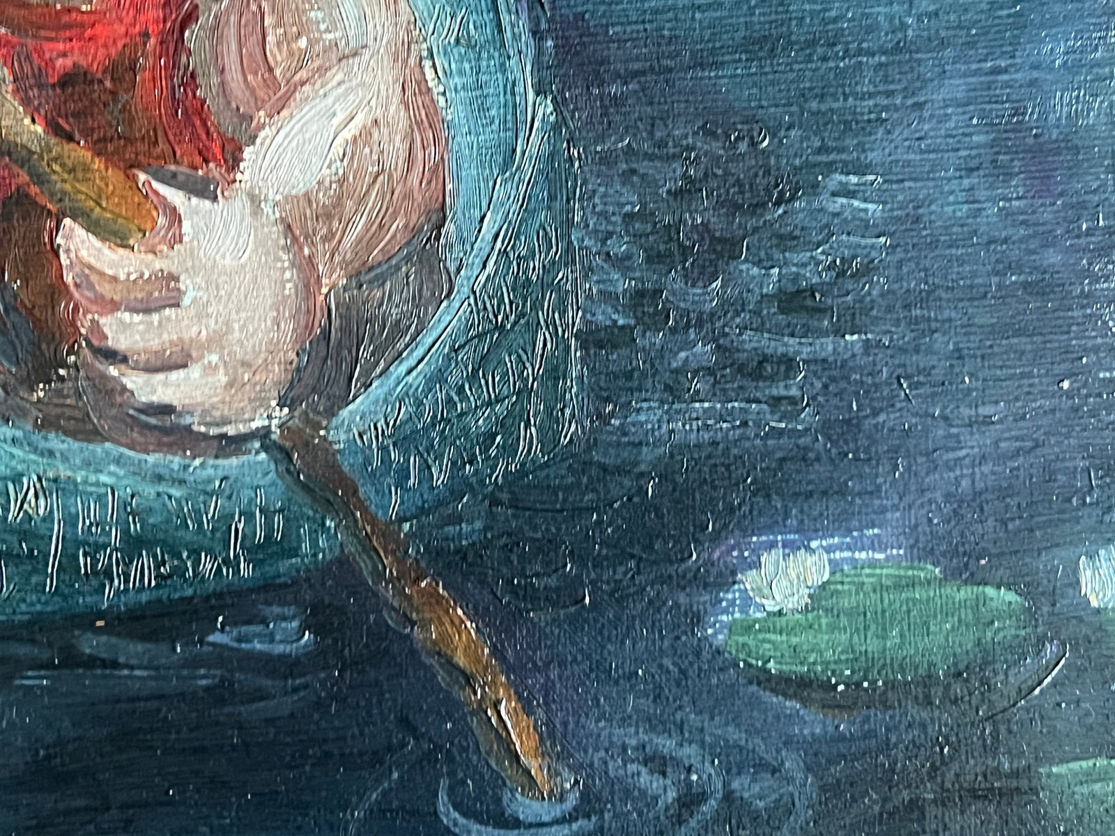 Oil painting with frame Charon K. Leonid - 7