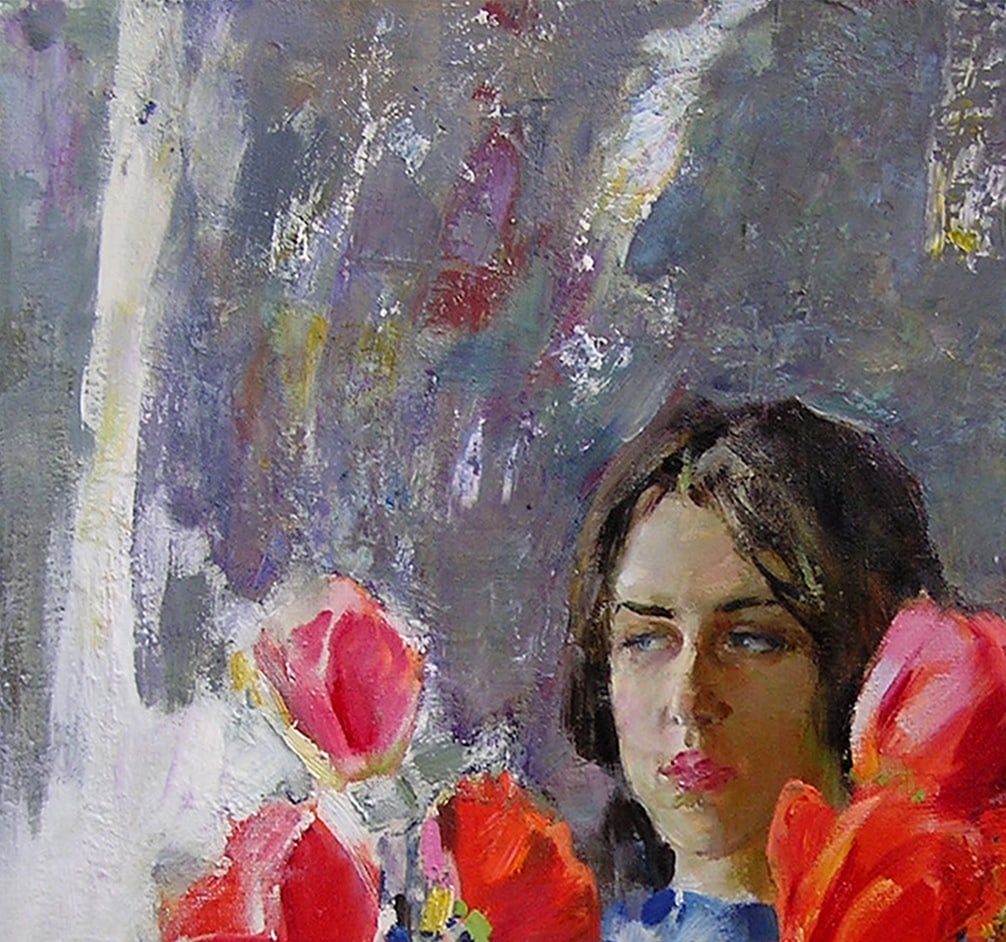Oil painting Morning coffee Serg Kovalenko - 2