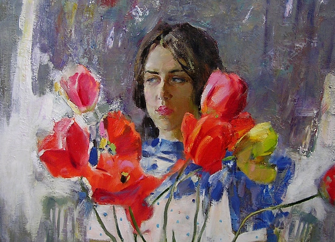 Oil painting Morning coffee Serg Kovalenko - 7