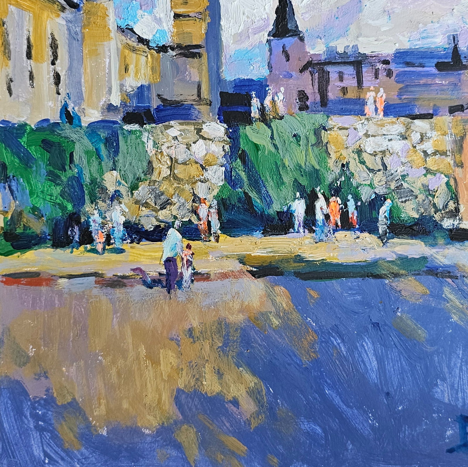 Acrylic painting Ivano-Frankivsk bastion Vyacheslav Petrovich Babac - 5