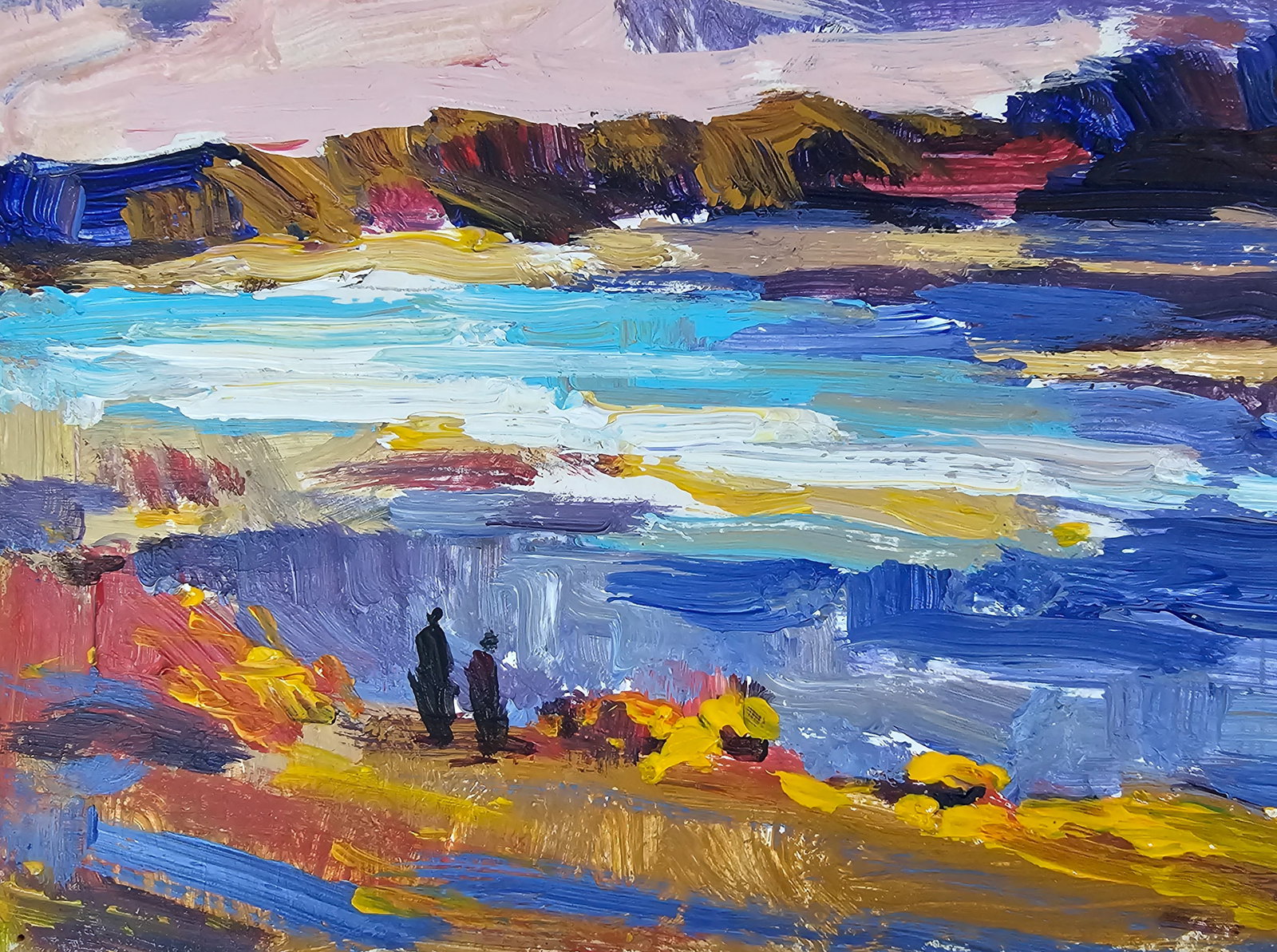 Acrylic painting will be a thunderstorm Vyacheslav Petrovich Babac - 5
