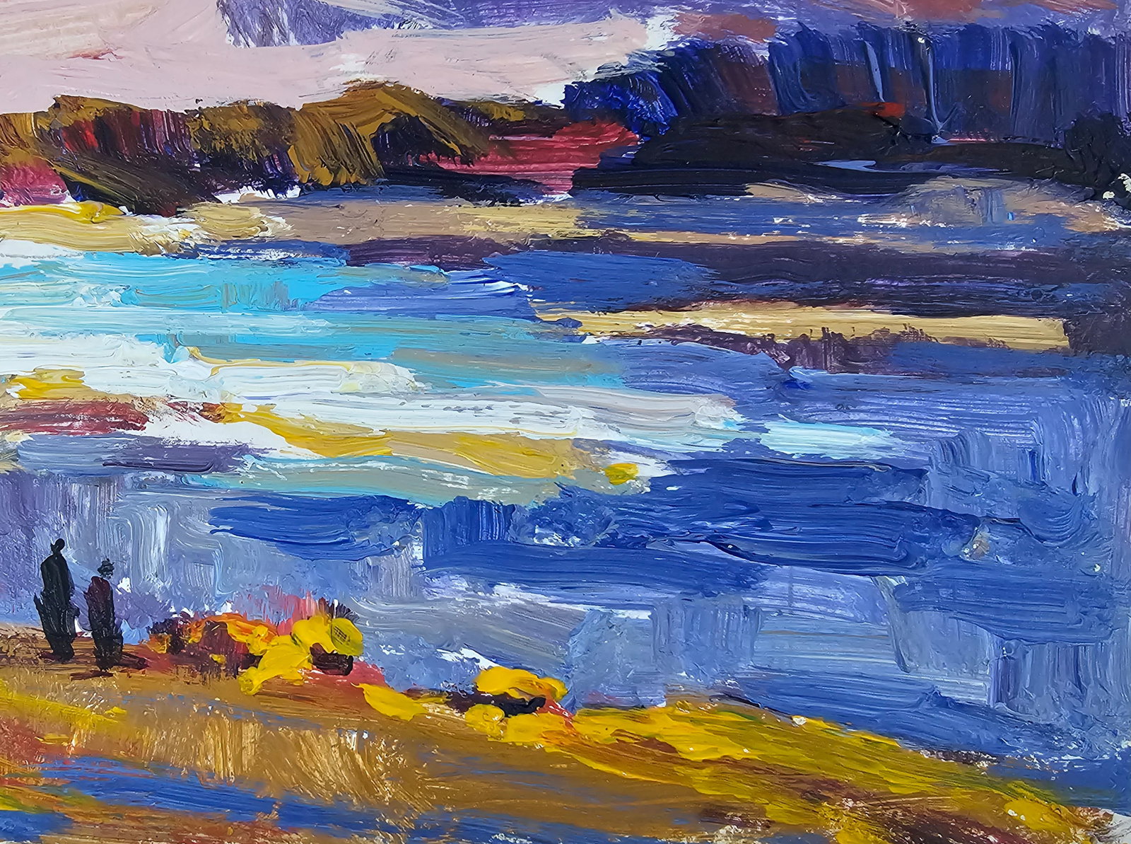 Acrylic painting will be a thunderstorm Vyacheslav Petrovich Babac - 6