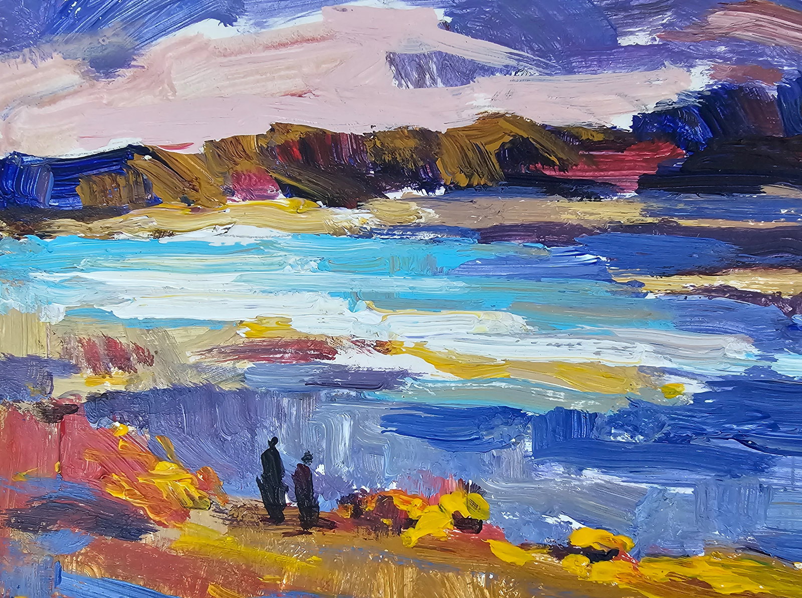 Acrylic painting will be a thunderstorm Vyacheslav Petrovich Babac - 8