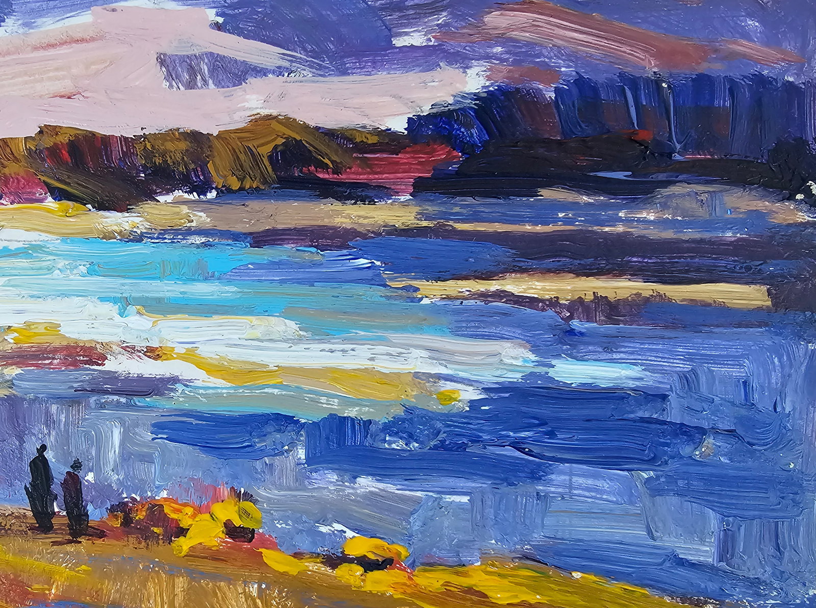 Acrylic painting will be a thunderstorm Vyacheslav Petrovich Babac - 9