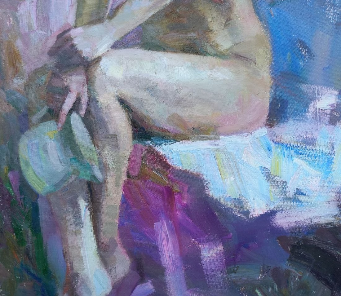 Oil painting Figure with a jug Alex Ditriev - 6